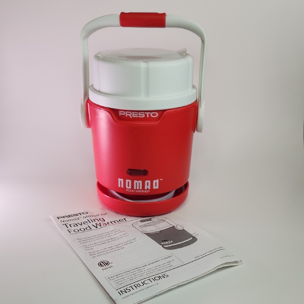 PRESTO NOMAD traveling Food Warmer NWT